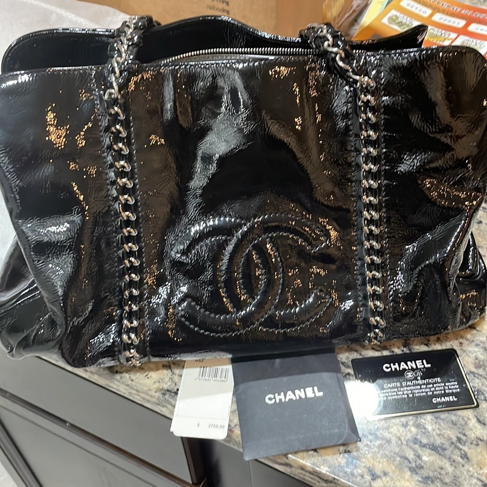 Chanel large tote bag
